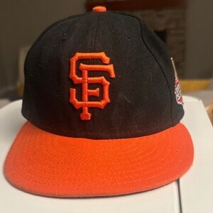 San Francisco Giants Authentic Kids Black & Orange Baseball Cap